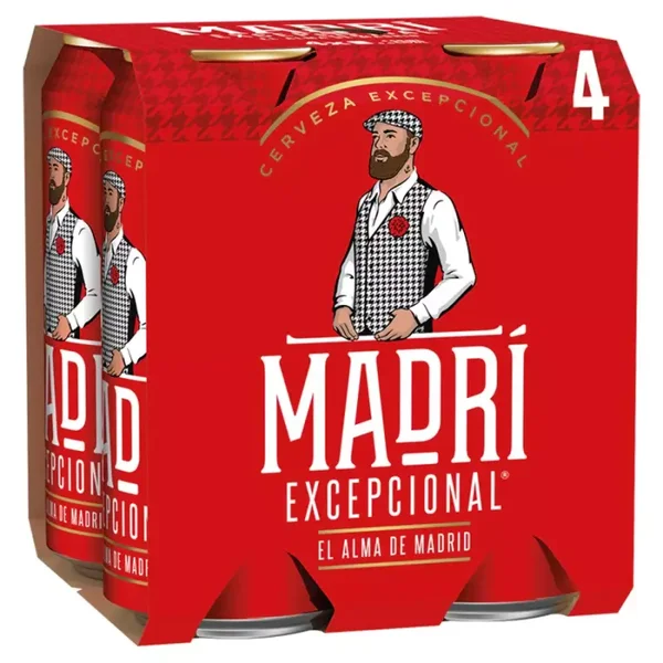 Madri Excepcional Lager 4 x 440ml