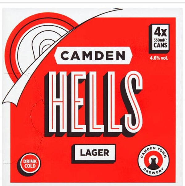Camden Hells Lager 4 x 330ml