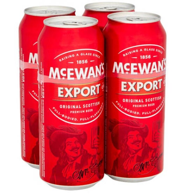 McEwan's Export Scottish Premium Beer 4 x 500ml Cans