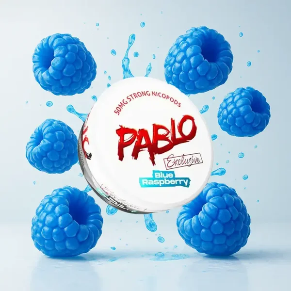 Pablo Blue Raspberry 50mg Strong Nicpods 20 x 12g