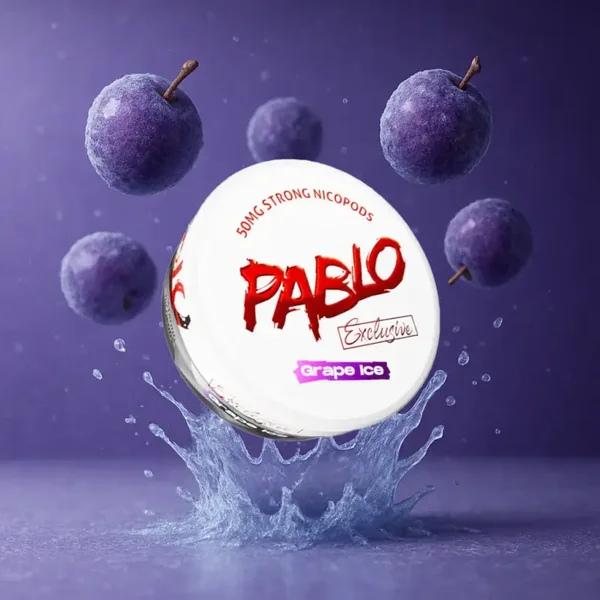 Pablo Grape Ice 50mg Strong Nicopods 20 x 12g