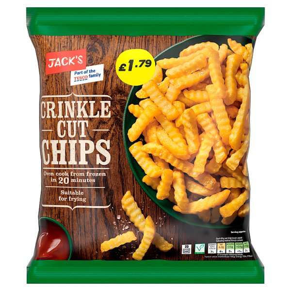 Jack's Crinkle Cut Chips 750g