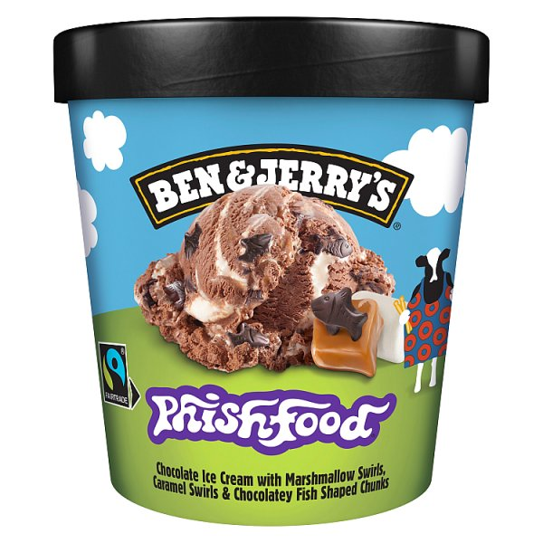 Ben & Jerry's Phish Food Marshmallow & Chocolate Ice Cream Tub 465ml