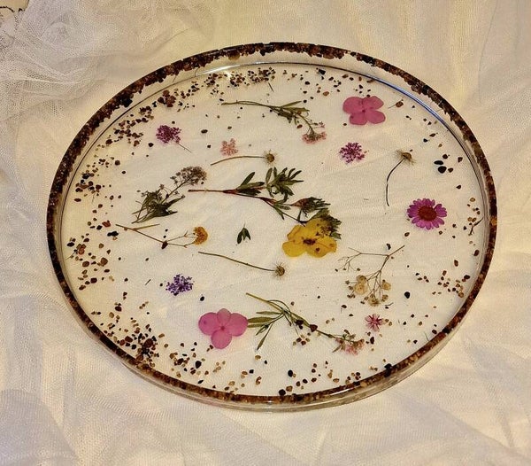 Rundes Tablett