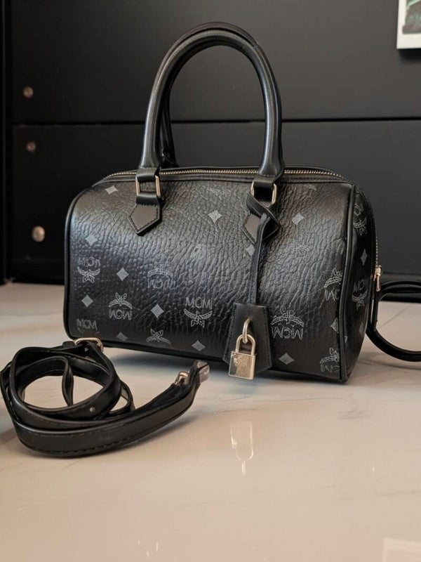 Black and Silver Small Luxury Handbag