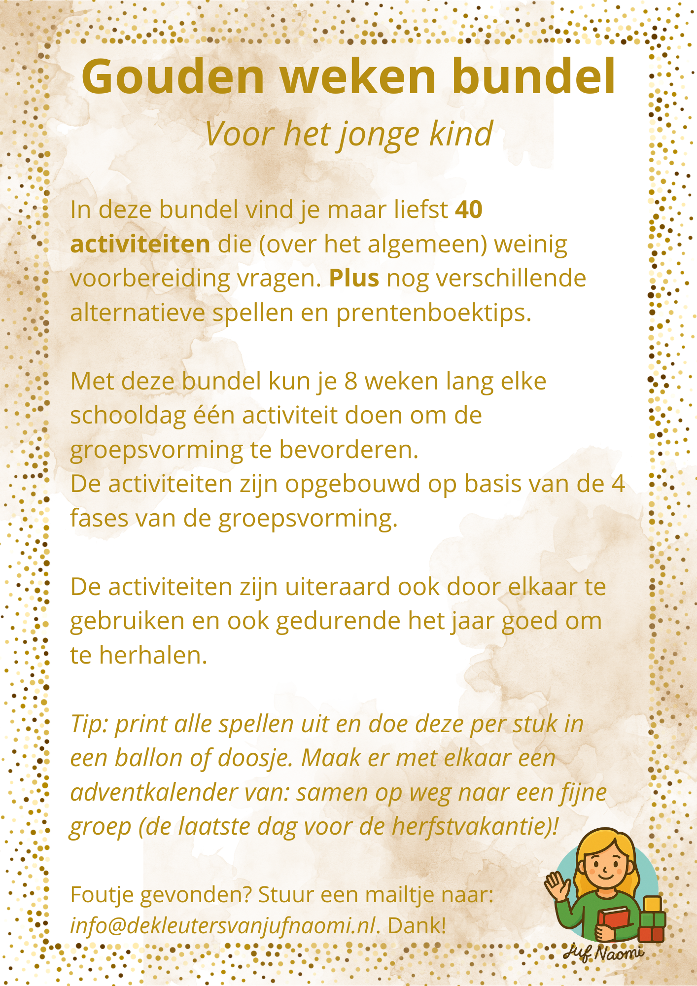 Gouden weken bundel