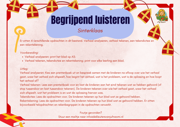 Sinterklaas | Begrijpend luisteren