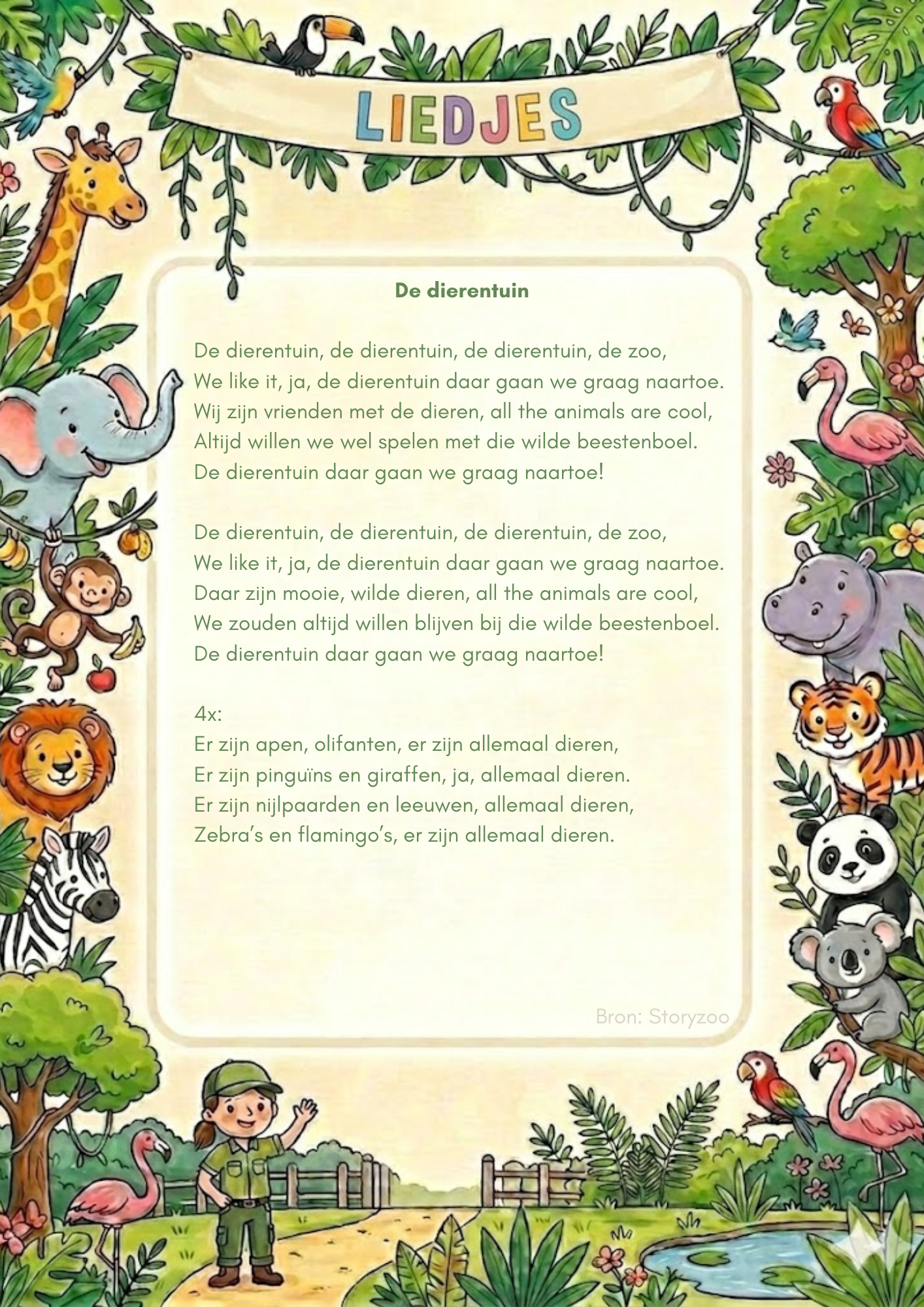 Dierentuin | liedjes