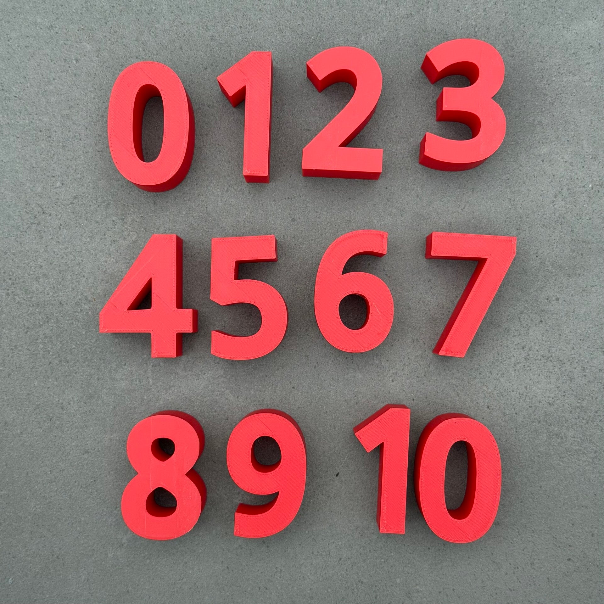 Cijfers 0 t/m 10 XL