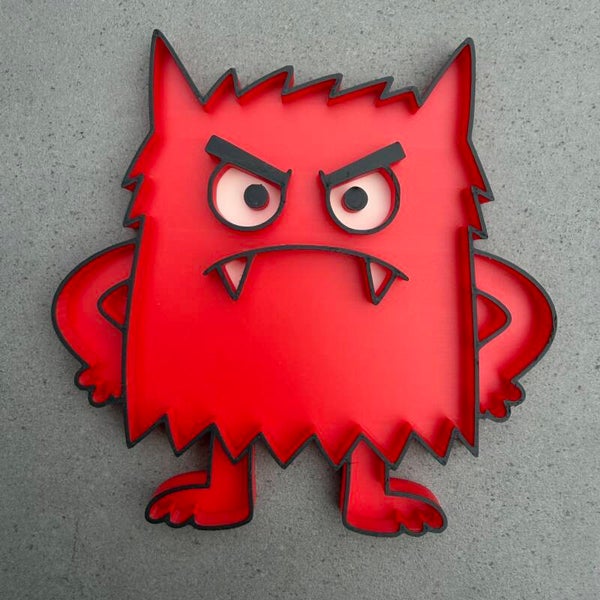GRAM + AFMETING? Vulvorm kleurenmonster