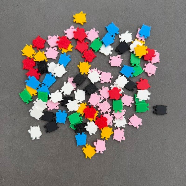 Confetti kleurenmonster mix