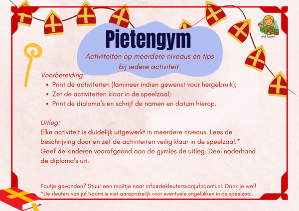 Sinterklaas | Pietengym + diploma