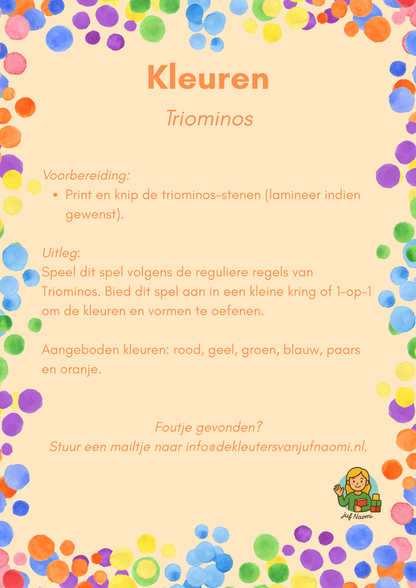 Kleuren | Triominos