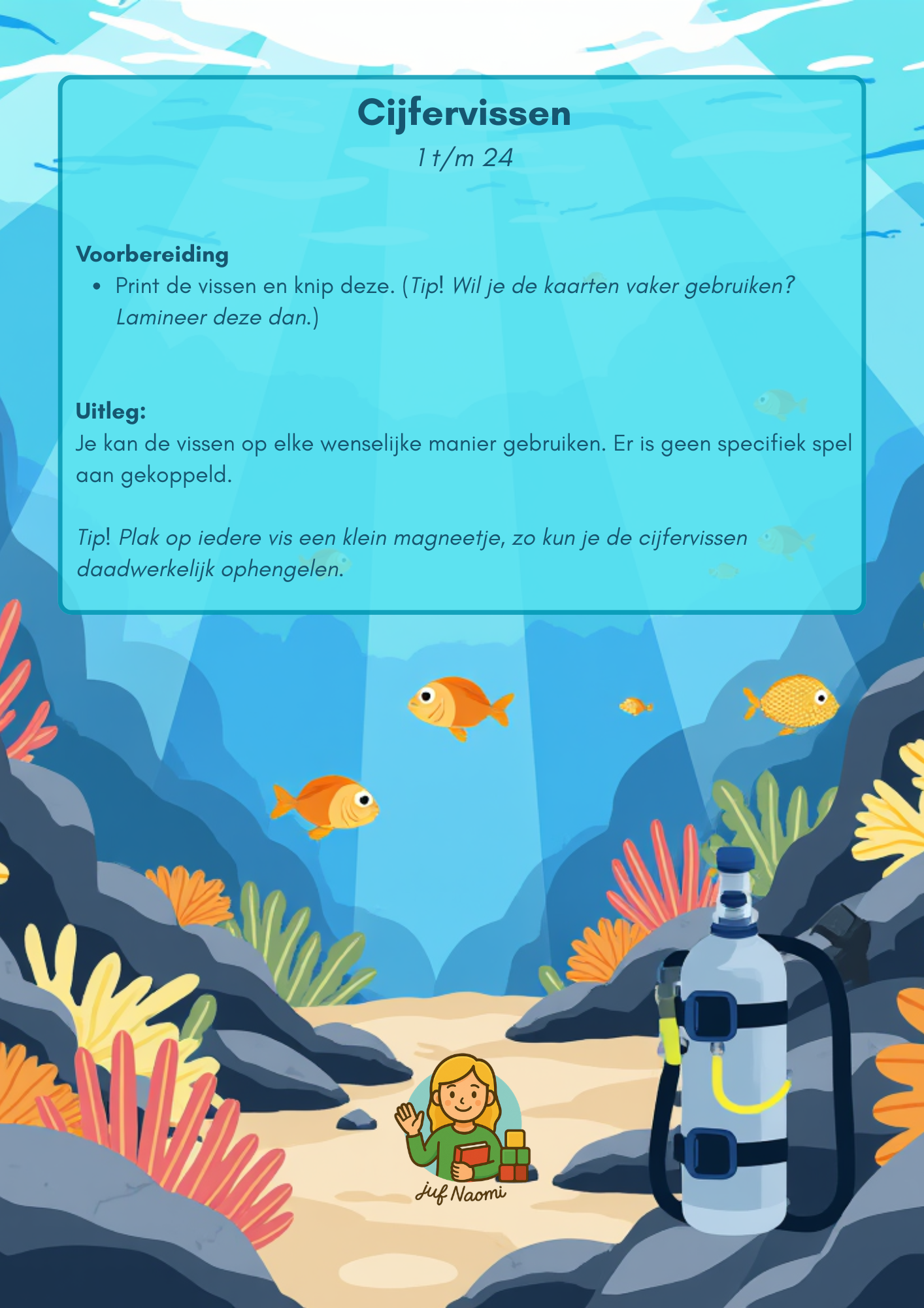 Onderwaterwereld | cijfervissen