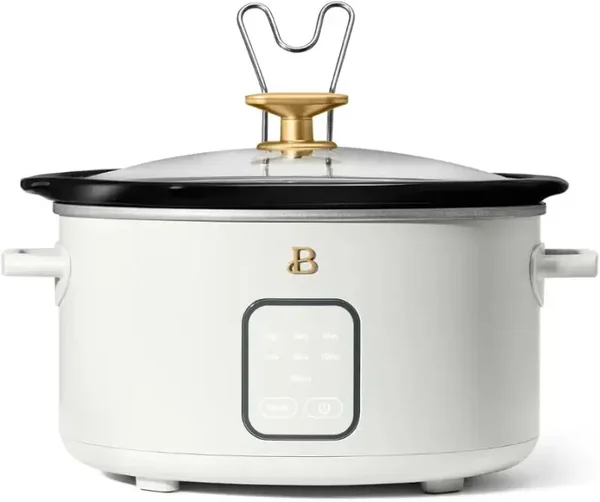 Beautiful 6QT Crock Pot - Beige
