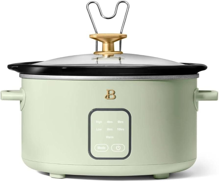 Beautiful 6QT Crock Pot - Sage Green