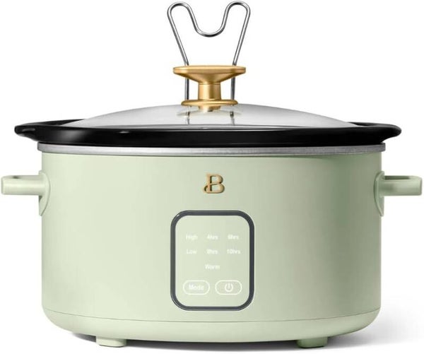 Beautiful 6QT Crock Pot - Sage Green