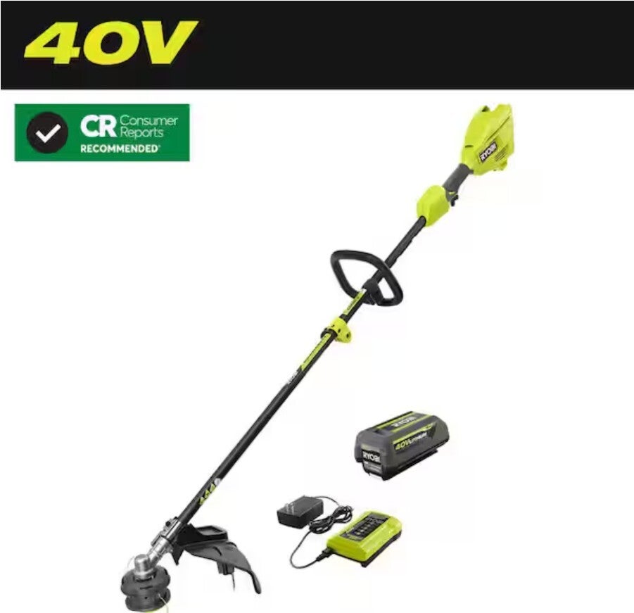 Ryobi 40v 15" String Trimmer Kit