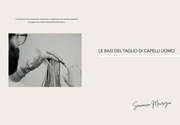 LIBRO "Le basi del taglio di capelli uomo"