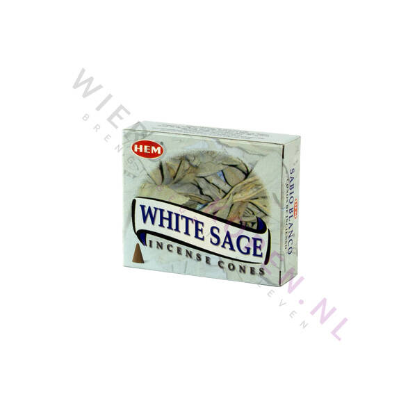 HEM White Sage Wierook Kegels (per pakje)