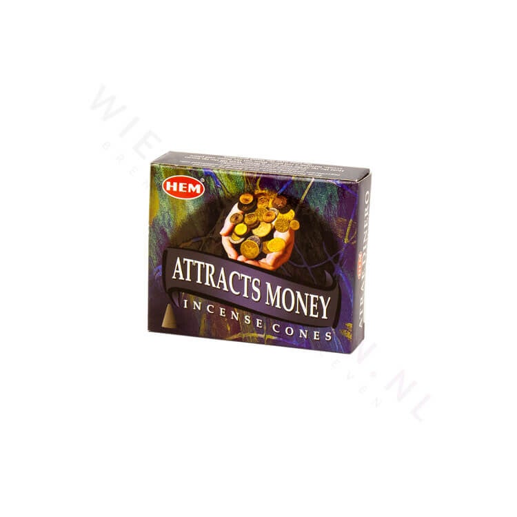 HEM Attracts Money Wierook Kegels (per pakje)