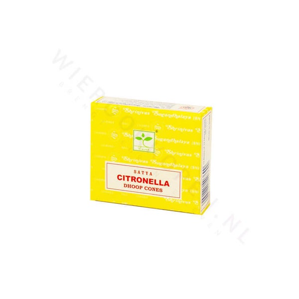 Satya Citronella Wierook Kegels (per pakje)