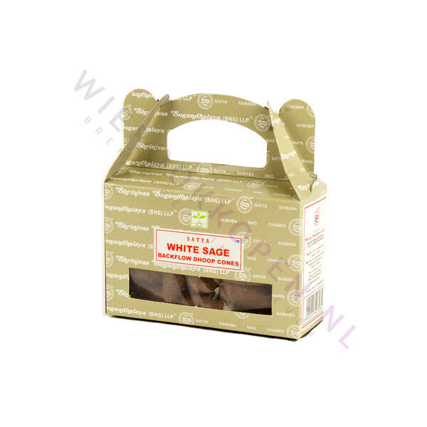 Satya White Sage Backflow Wierook Kegels (per pakje)