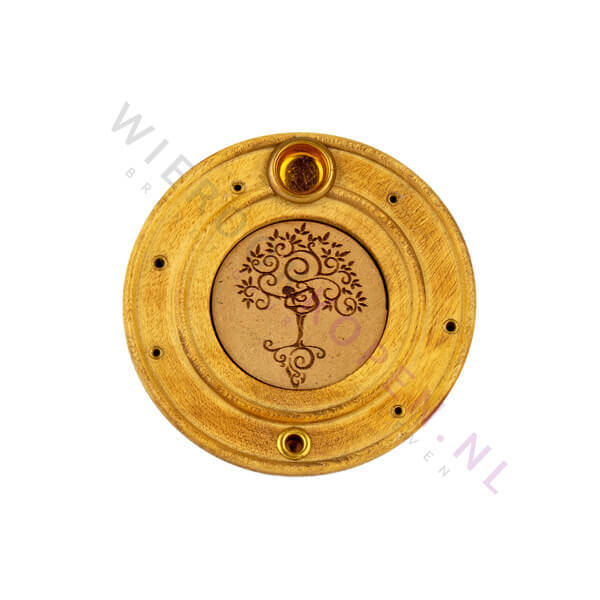 Wierook en Kegel Houder Natarajasana/ Yoga Tree (rond)