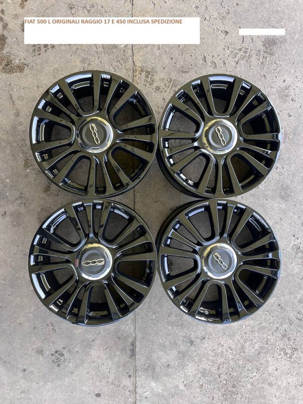cerchi fiat 500 l raggio 17