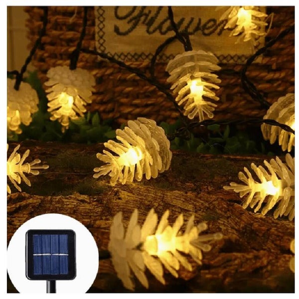 Ηλιακά Διακοσμητικά Κουκουνάρια 5 Mέτρων 20 LED  22844-400-50-05