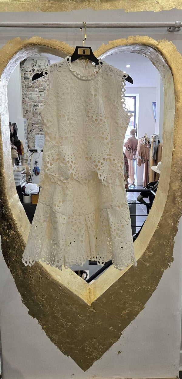 ROBE EN BRODERIES ANGLAISE