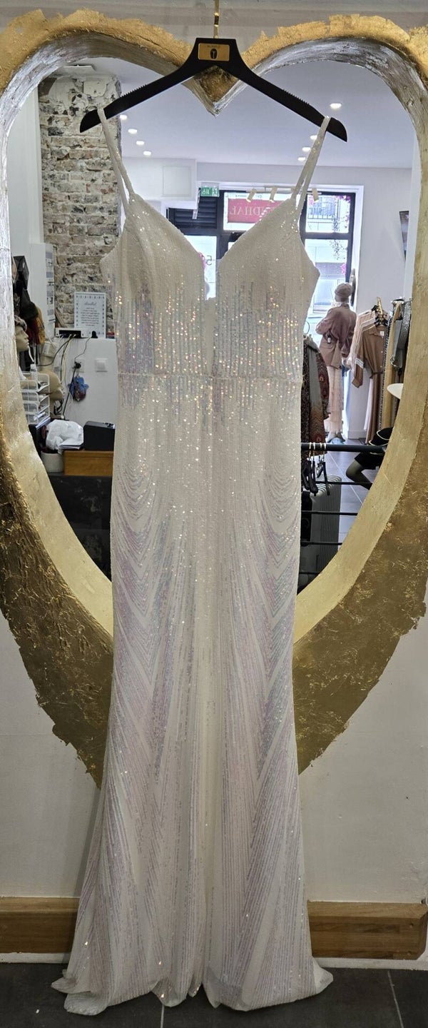 ROBE DE SOIREE EN PAILLETTES LYCRA