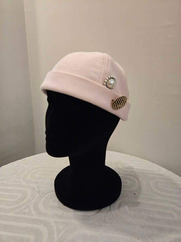 CAP EN FEUTRINE ROSE