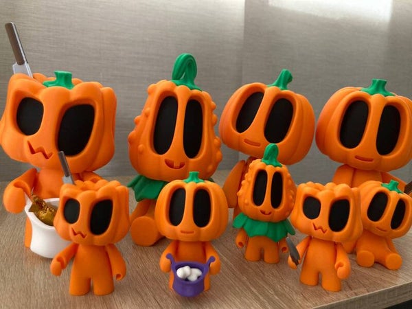 Pompoen Mannetjes Klein en Groot