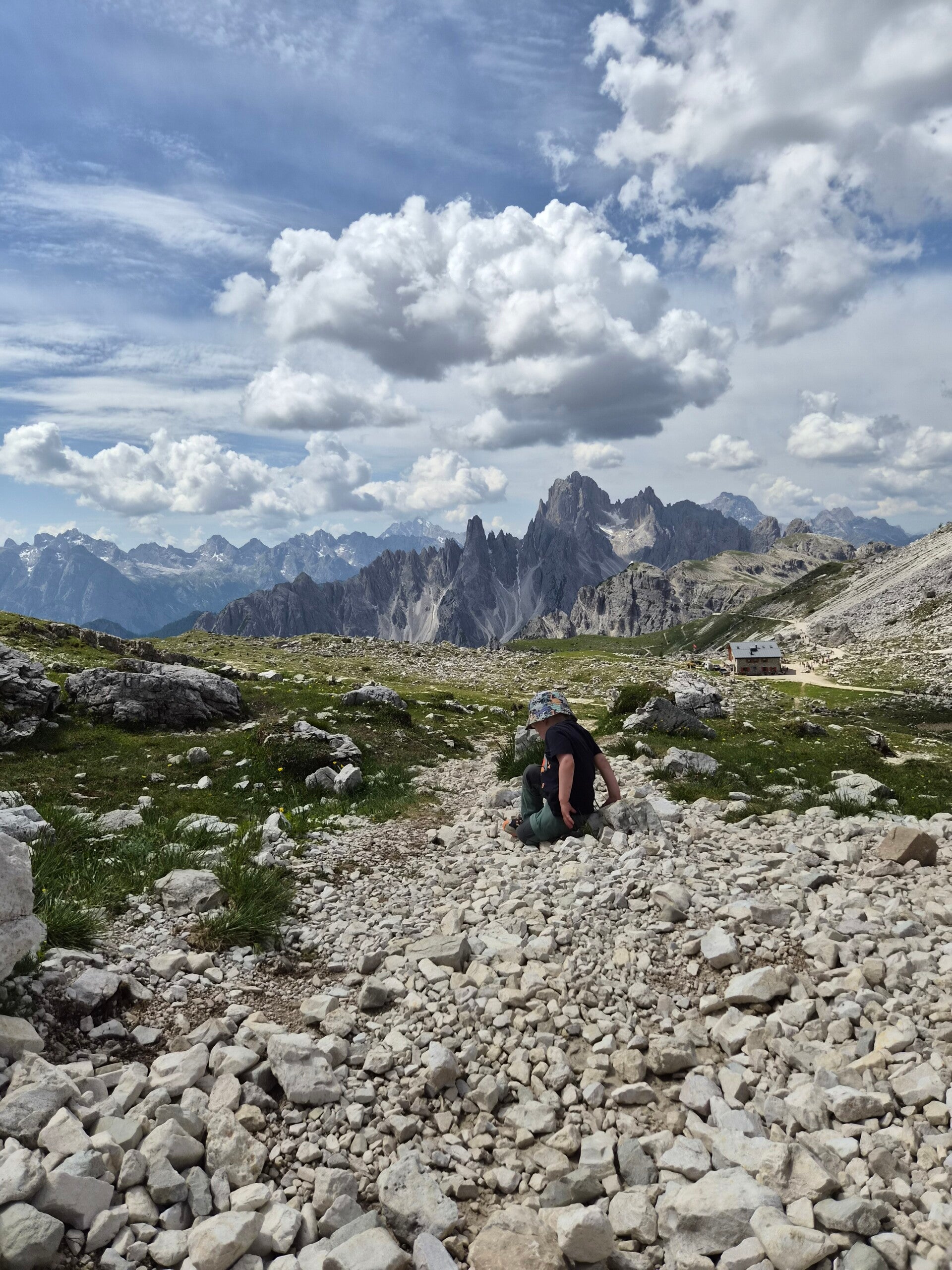 Mountain scenery around Sesto in the Dolomites