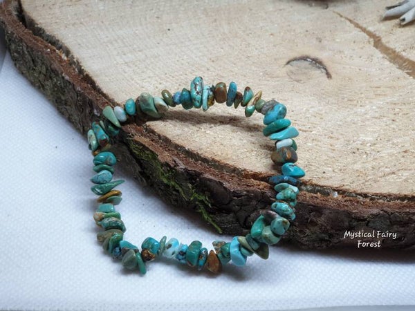 Bracelet Baroque "Turquoise du Tibet" A+