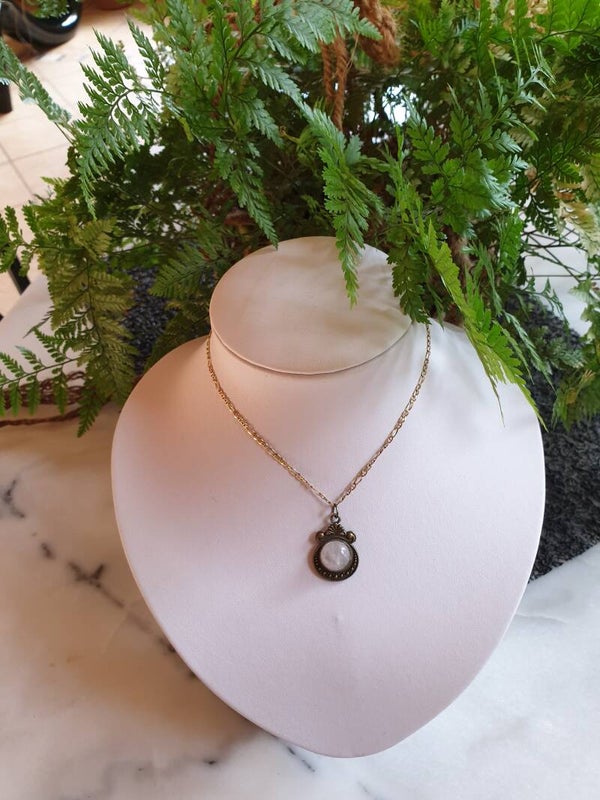 Pendentif "Quartz Rose"