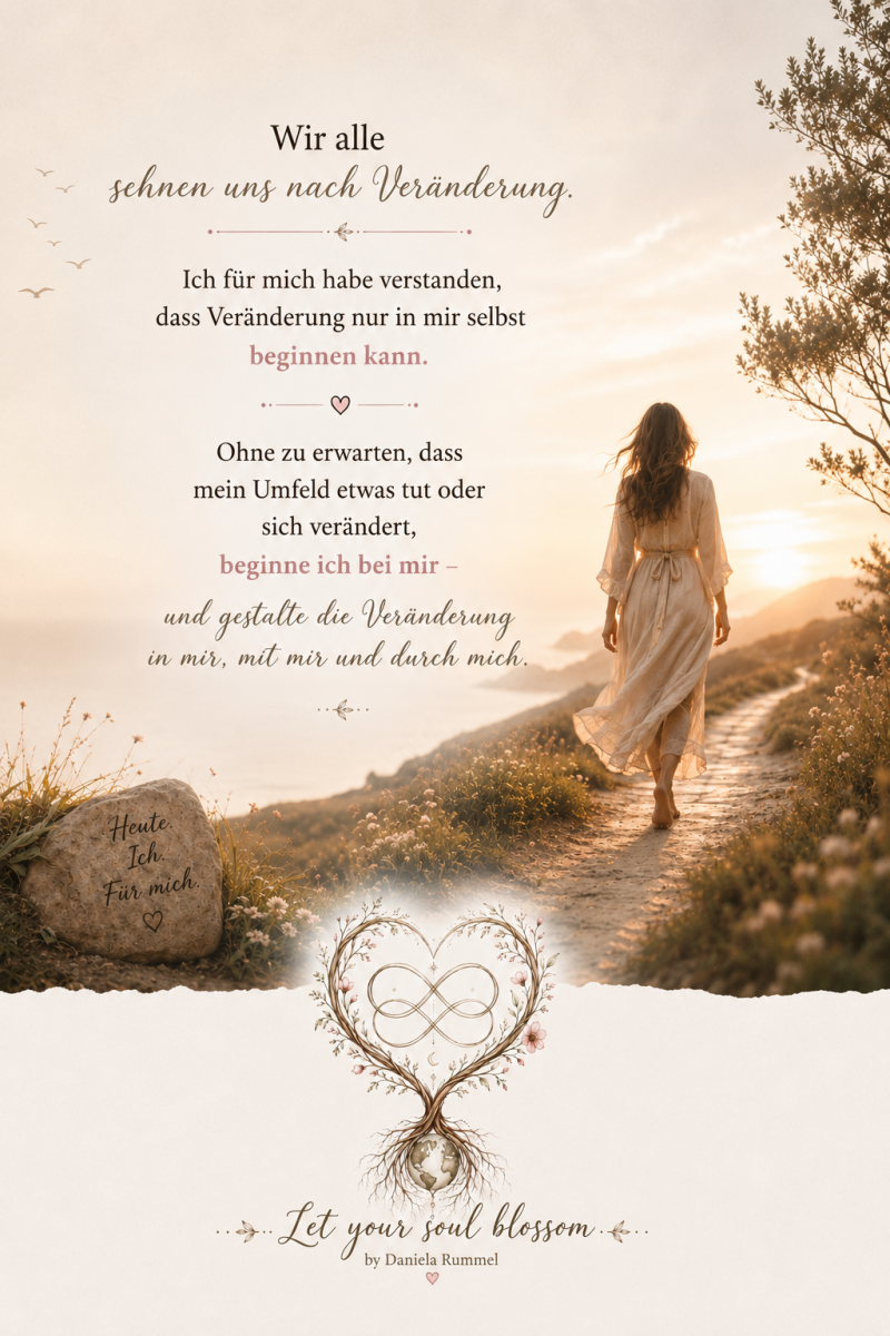 Stillleben in der Natur mit dem Impuls Wachstum geschieht in Stille