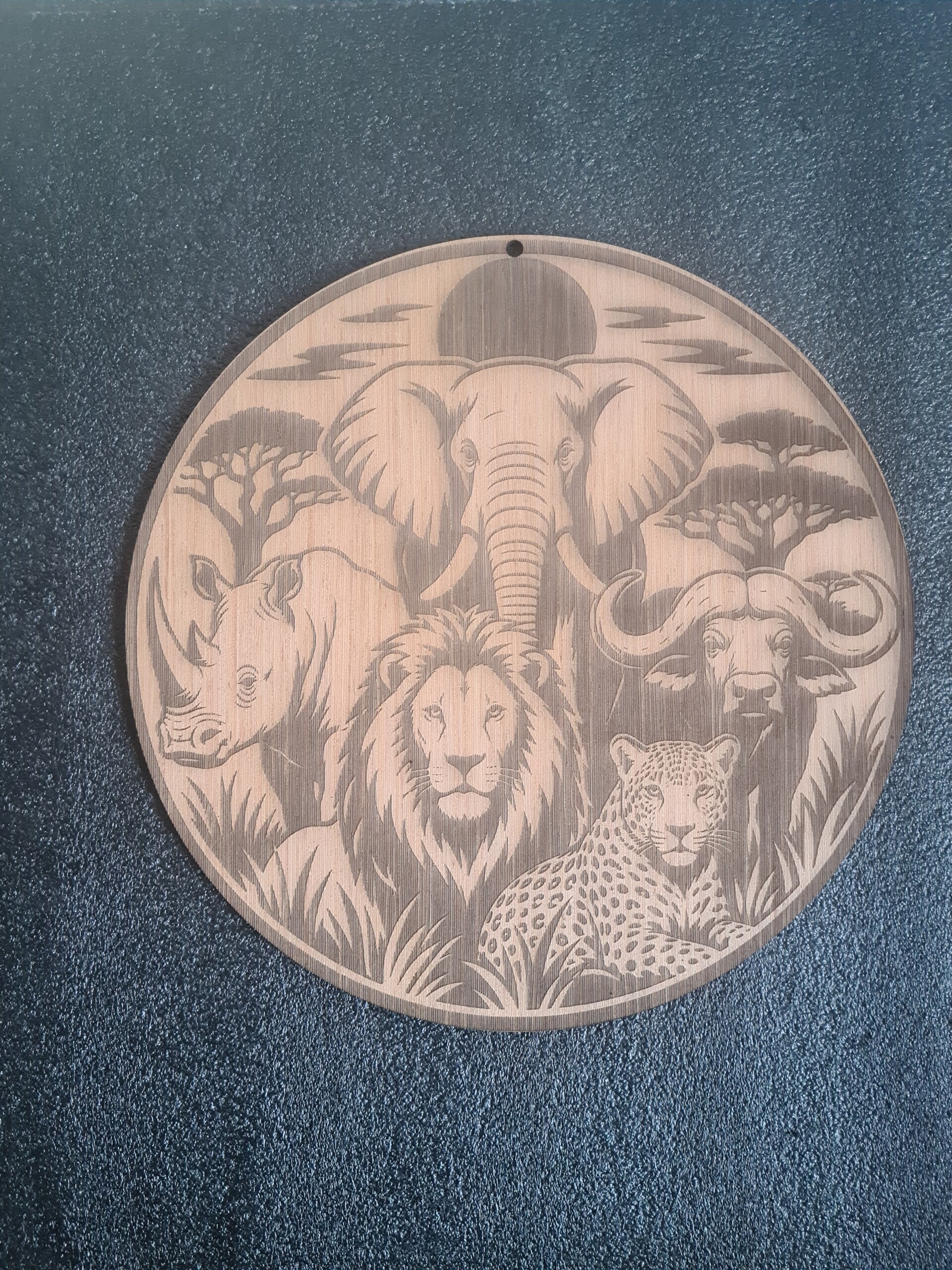 Decoratiebord - De Big Five