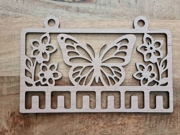 Houten Sieraden- & Sleutelhouder – Wandmodel