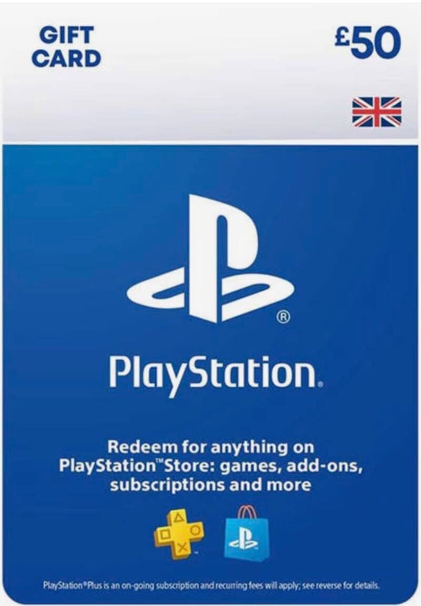 PlayStation £50 PlayStation Gift Card