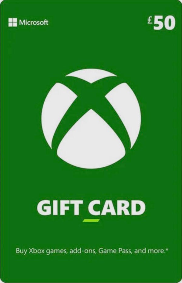 Xbox £50 Xbox Gift Card - Digital Code
