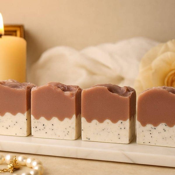 Dragon Fruit & Chia Seed Soap – Handmade Cold Process Moisturizing Bar