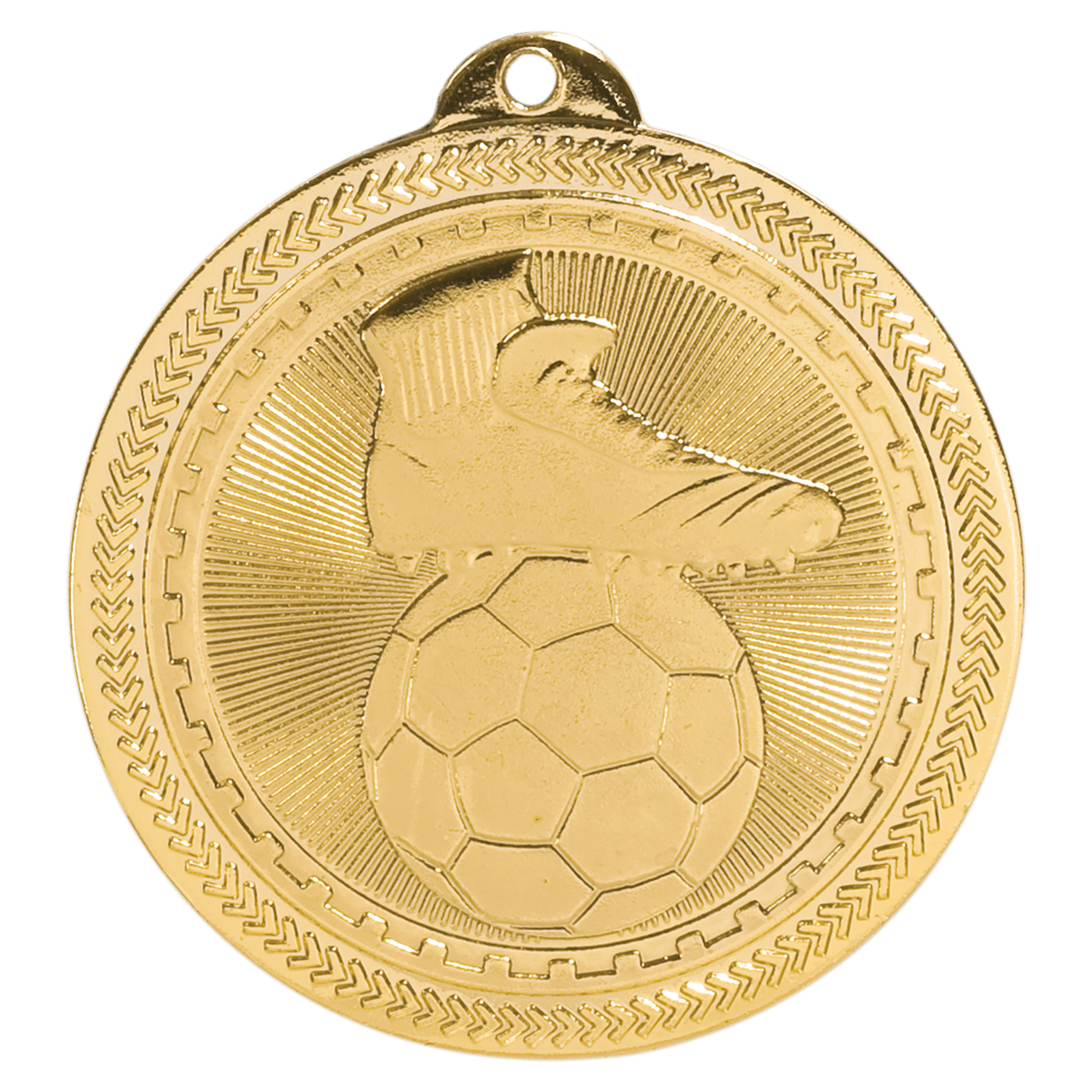 Gold/Silver Soccer Medal - 2" Diameter