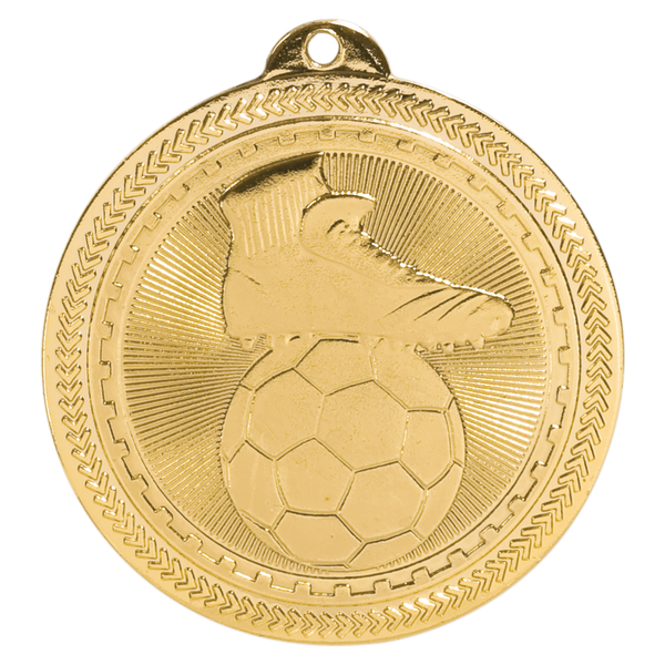Gold/Silver Soccer Medal - 2" Diameter