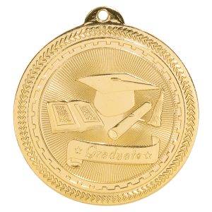 Graduation Medal - Gold & Silver 2"