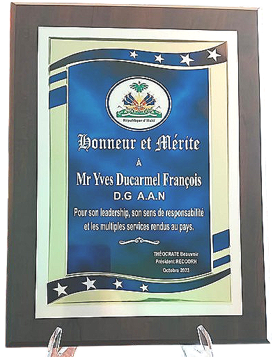 Wooden Plaques with Metal Plate