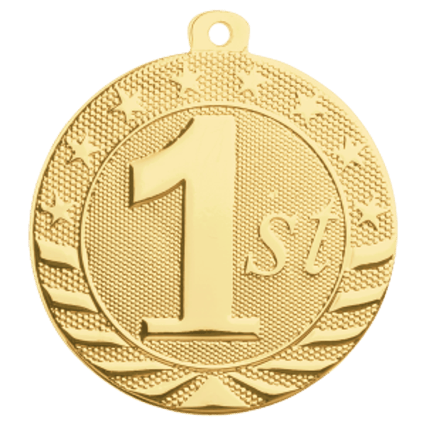 Gold Medal -1st Place 2" diameter