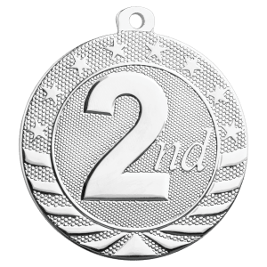 Silver Medal - 2nd Place 2" diameter