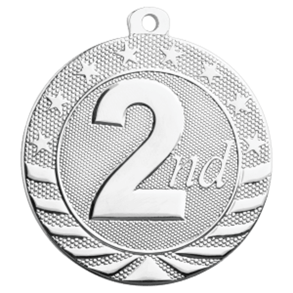 Silver Medal - 2nd Place 2" diameter